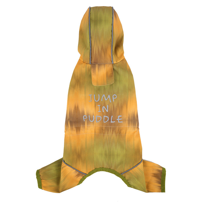 2217 Trendy Rainwear for Stylish Pup - Camo Canine Elegance