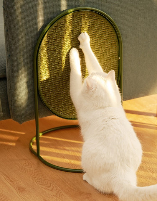6298 Stylish Vertical Multi-Functional Sisal Cat Scratching Post – Elegant Design Meets Playful Fun