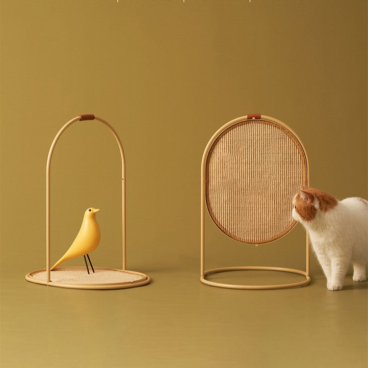 6298 Stylish Vertical Multi-Functional Sisal Cat Scratching Post – Elegant Design Meets Playful Fun