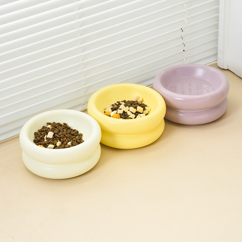 7187 Chubby Circle Pet Bowls - Adding Whimsy to Mealtime