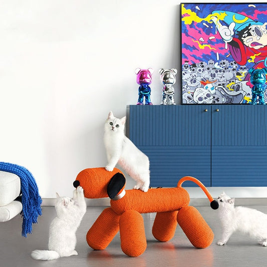 6146 Whimsical Balloon Adventure for Your Cat - Félicette's Playful Climber!