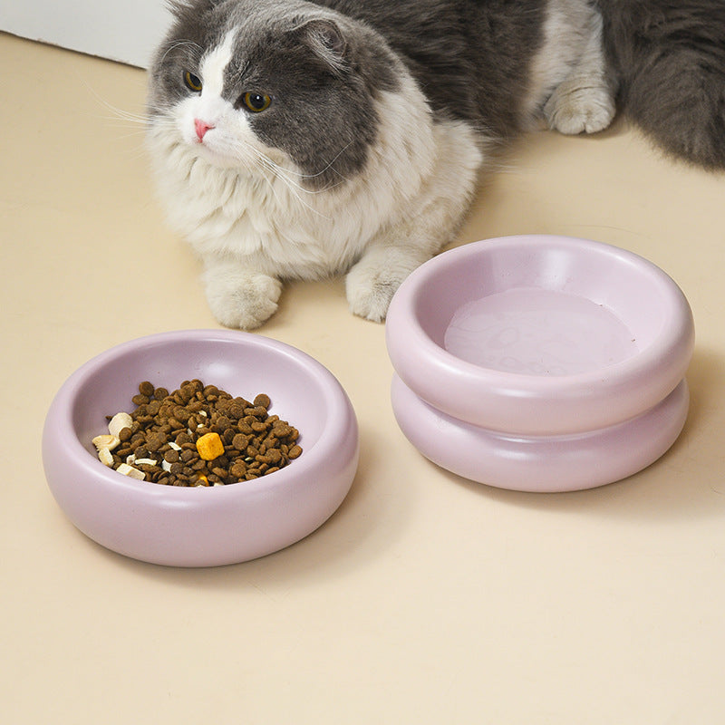 7187 Chubby Circle Pet Bowls - Adding Whimsy to Mealtime