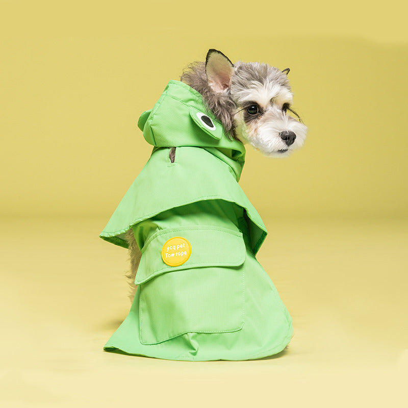 2237 Dapper Dog Rain Cape - Stay Dry in Style!