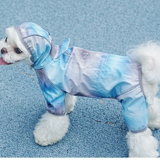 2217 Trendy Rainwear for Stylish Pup - Camo Canine Elegance