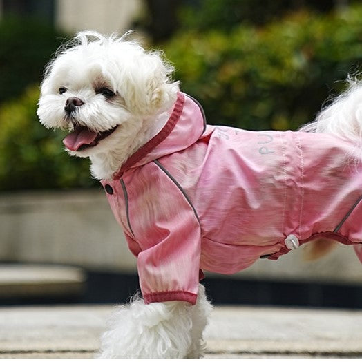 2217 Trendy Rainwear for Stylish Pup - Camo Canine Elegance