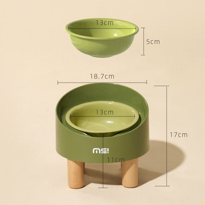 7297 Elevated Anti-Spill Pet Bowl – Ergonomic, Easy to Clean, Perfect for Mess-Free Mealtime