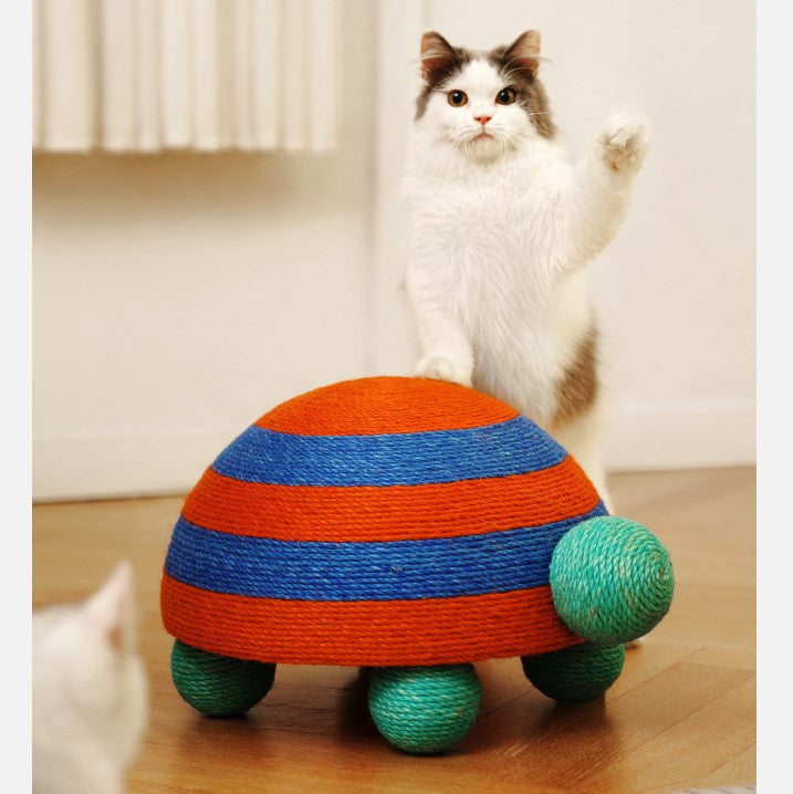 6146b Balloon Stripe Turtle Cat Scratcher