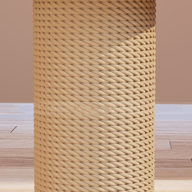 6262 Durable Wooden Cat Scratching Post with Spinning Toy