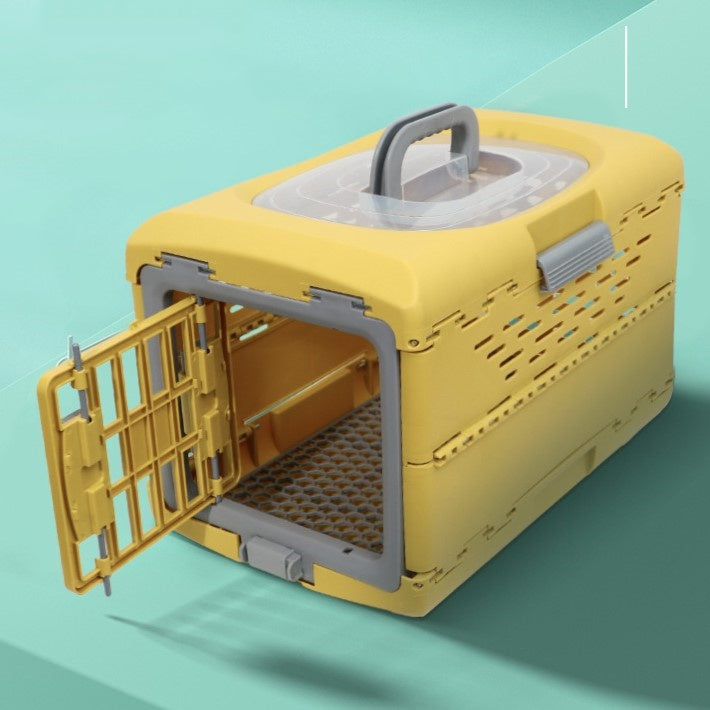 9264 Foldable Pet Carrier for Cats and Dogs - Portable Travel Crate