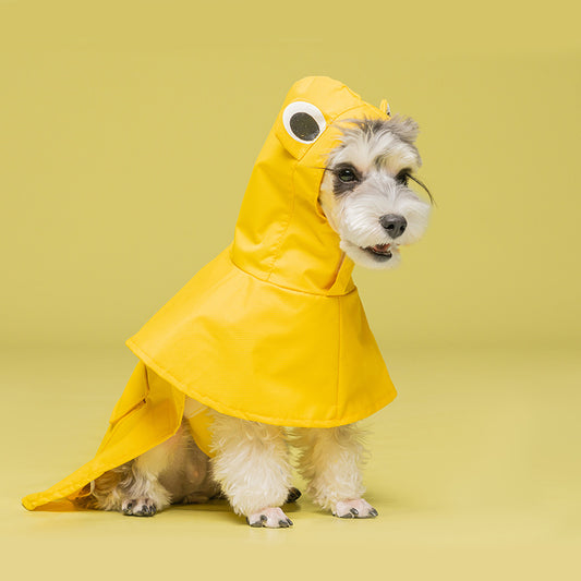 2237 Dapper Dog Rain Cape - Stay Dry in Style!