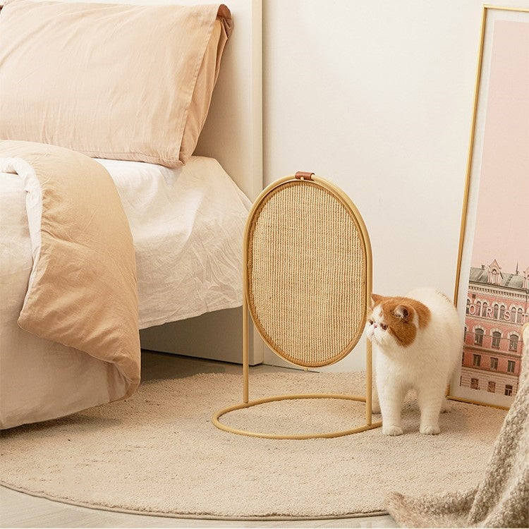 6298 Stylish Vertical Multi-Functional Sisal Cat Scratching Post – Elegant Design Meets Playful Fun
