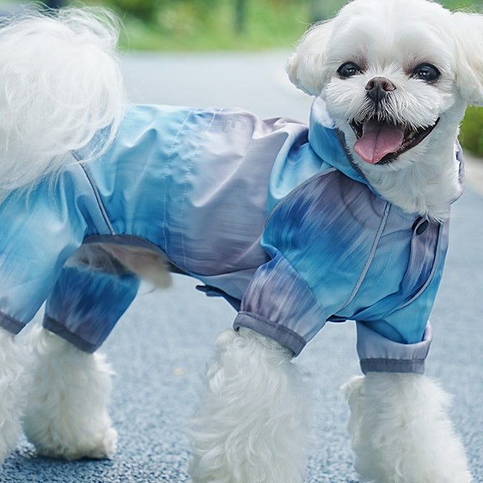 2217 Trendy Rainwear for Stylish Pup - Camo Canine Elegance