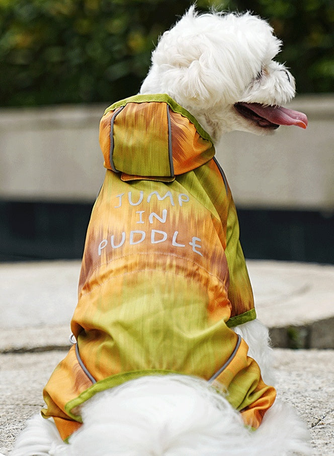 2217 Trendy Rainwear for Stylish Pup - Camo Canine Elegance