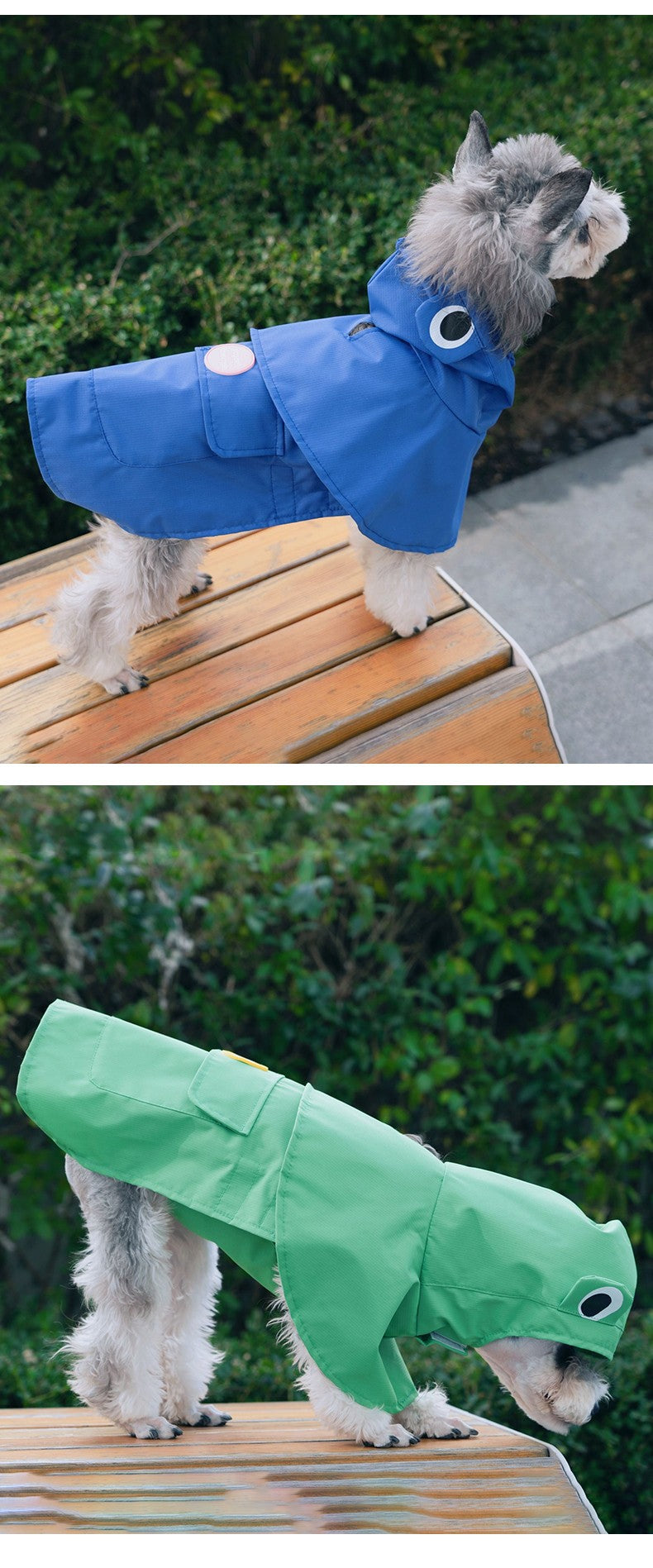 2237 Dapper Dog Rain Cape - Stay Dry in Style!