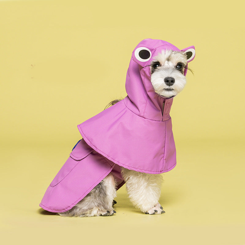 2237 Dapper Dog Rain Cape - Stay Dry in Style!