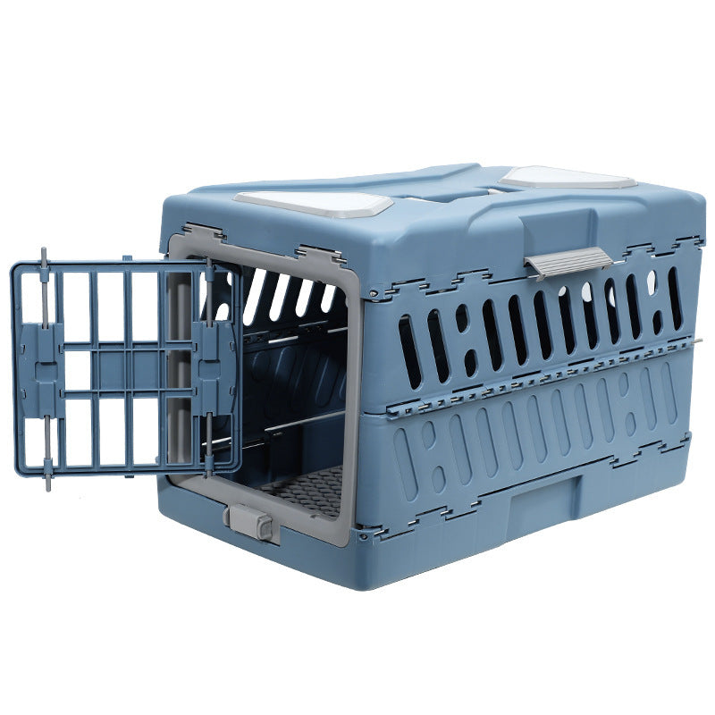 9264 Foldable Pet Carrier for Cats and Dogs - Portable Travel Crate