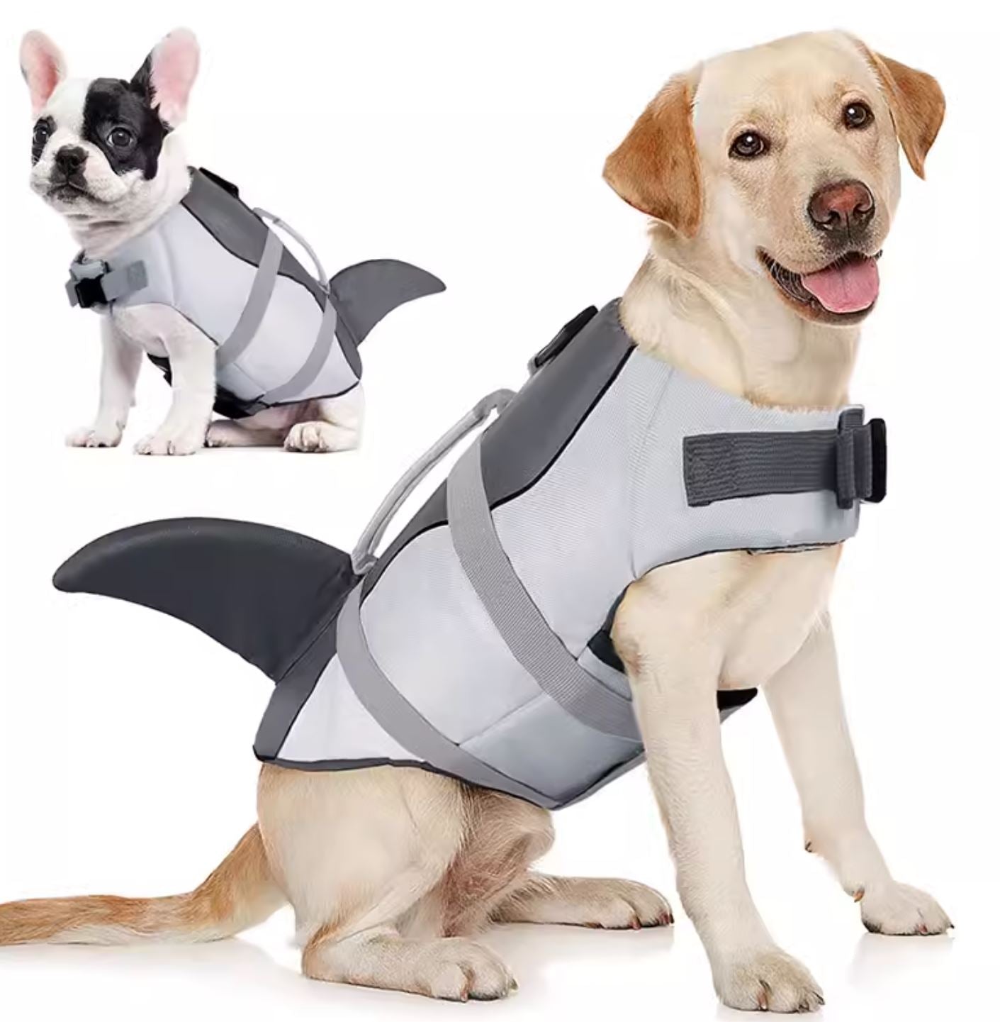 2268 Shark & Mermaid Dog Life Jackets - Safe and Stylish Pet Swimwear